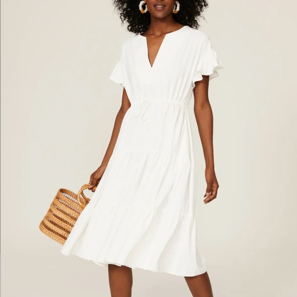 NWOT Amanda Uprichard White Pegasus Dress